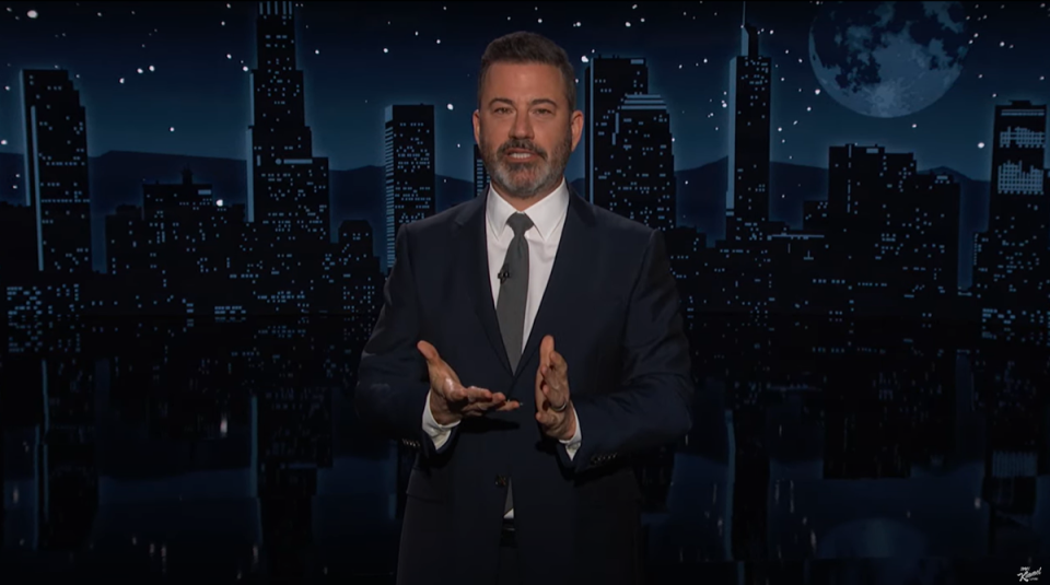 Kimmel mocks Joe Biden’s apparent ‘shellfish’ slip-up during the White House Easter Egg Roll (Jimmy Kimmel Live)