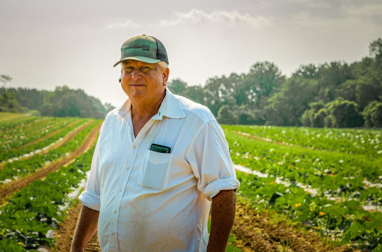 Troy Smiley, whose family has been farming near Nashville since 1805, was able to sell his produce to Second Harvest Food Bank of Middle Tennessee thanks to a federal program that gave states money to buy local food.