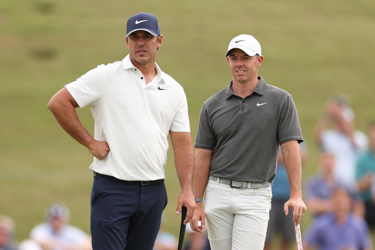 Brooks Koepka and Rory McIlroy will be on opposite sides of December's 