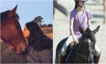 Tanto Lara como la hermana de Froilán tienen perro y a las dos les gustan los caballos. Victoria Federica, además, disfruta de su pasión por la hípica. (Foto: Instagram / <a href="https://www.instagram.com/p/BO73fkGAo_Z/" rel="nofollow noopener" target="_blank" data-ylk="slk:@laratronti;elm:context_link;itc:0;sec:content-canvas" class="link ">@laratronti</a> / Europa Press / Getty Images)