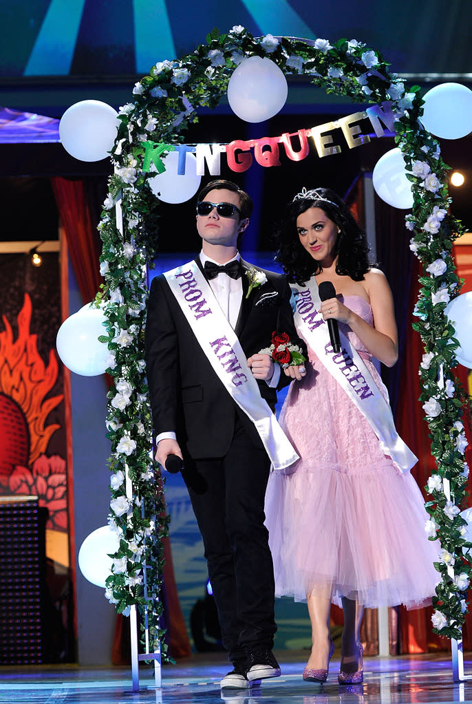 2010 Teen Choice Awards Katy Perry Chris Colfer