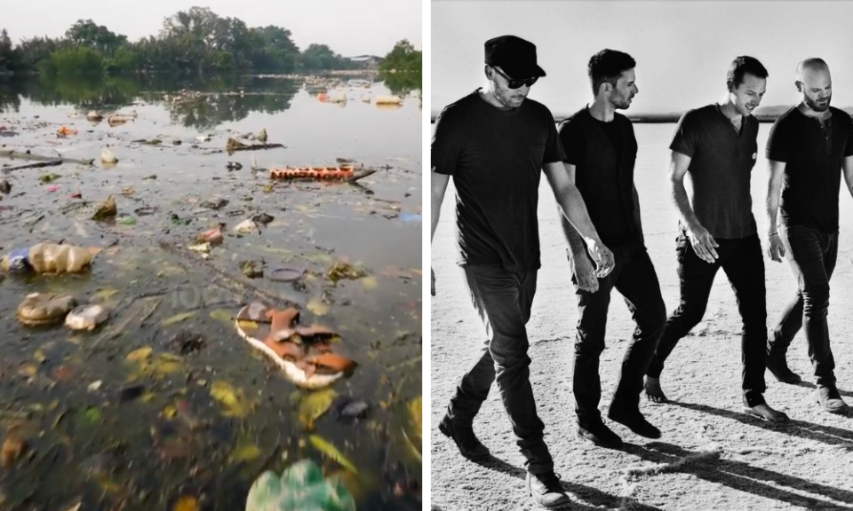 <p>荷蘭非營利組織就發起海洋清理行動「The Ocean Cleanup」，並找來當紅英國樂團Coldplay贊助。（圖／翻攝自臉書）</p>
