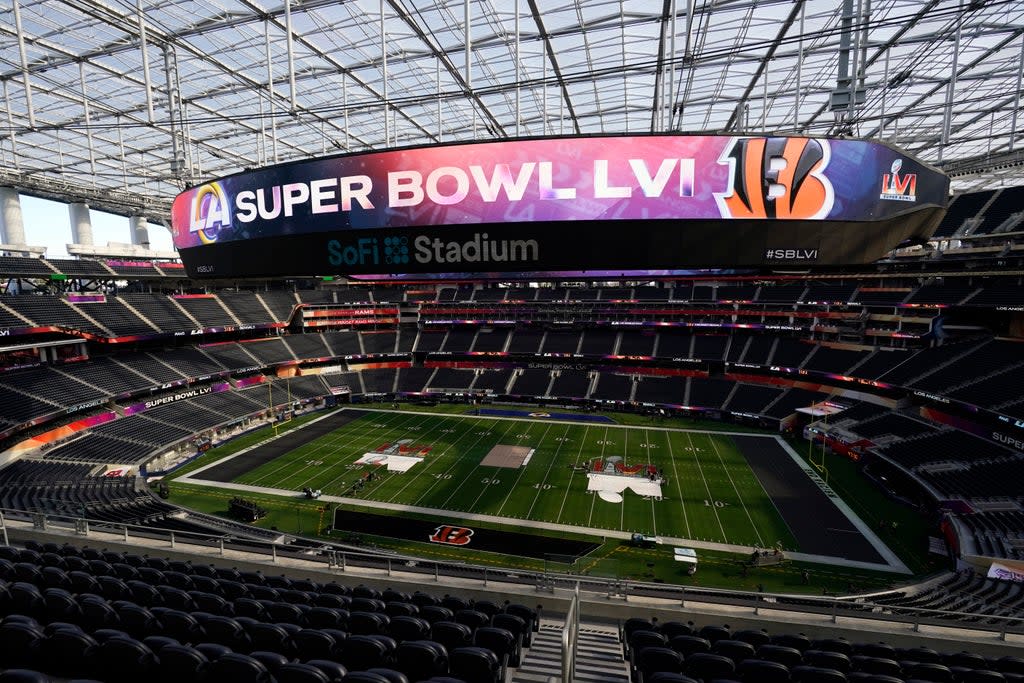 The interior of SoFi Stadium (Marcio Jose Sanchez/AP) (AP)