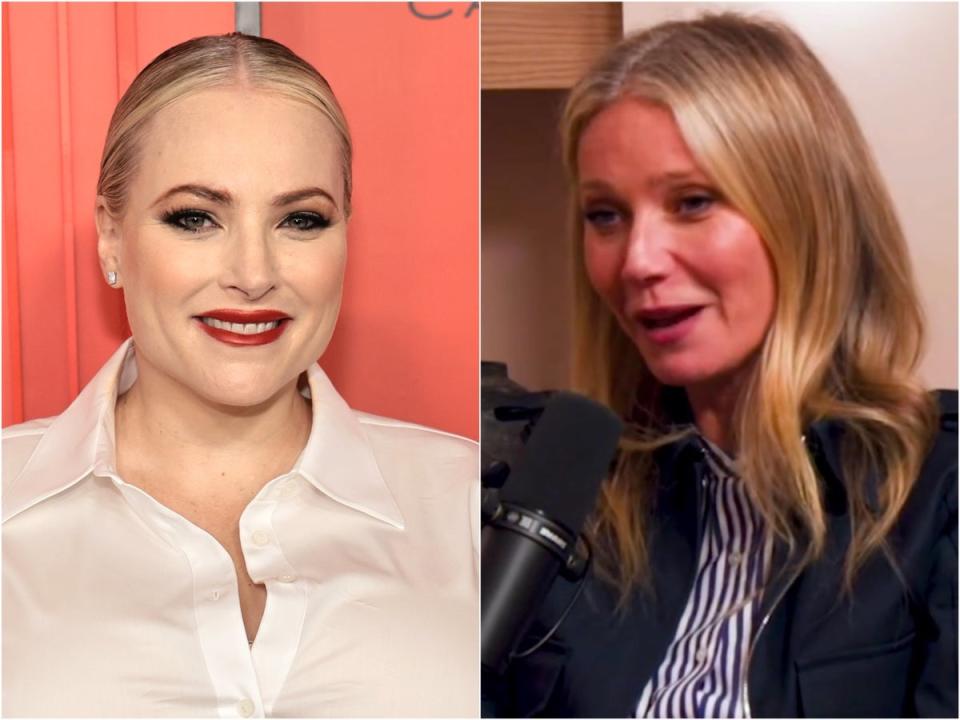 Meghan McCain (left) and Gwyneth Paltrow (Getty Images)