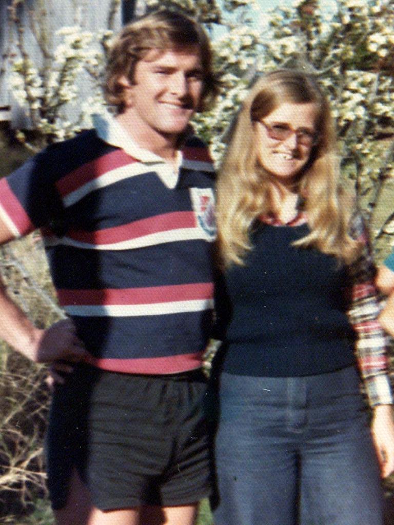 Copy/PicBendeich  /Westmead /coroner's court inquest into Lynette Dawson suspected death. Lynette and husband Chris Dawson in 1974. Lynnette (Lynette) Joy  (nee Simms ??) went missing in 1982 she was 34 - an inquest pointed to Chris as a murder suspect. crime qld
