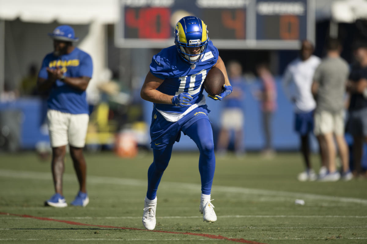 Cooper Kupp leaves Rams' training camp practice with hamstring