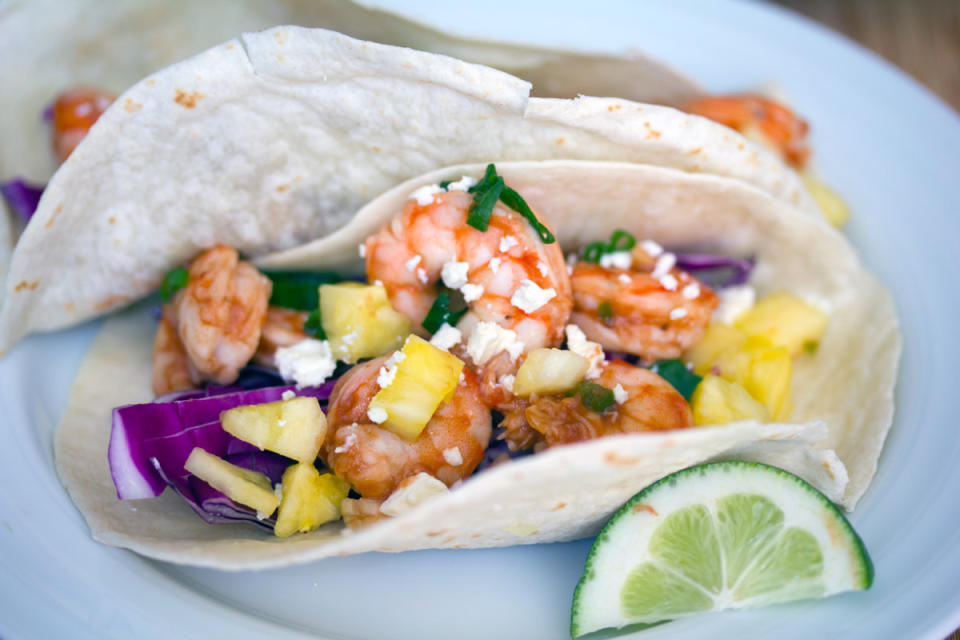 BBQ Shrimp Tacos from We are not Martha