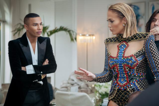 J Lo and A-Rod's Met Gala Balmain Outfits Up for Auction