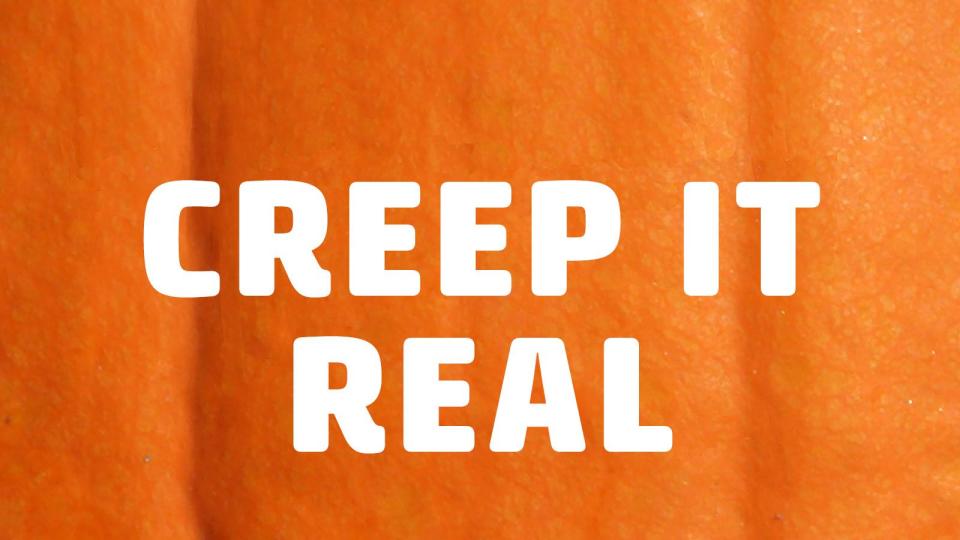 pumpkin puns creep it real