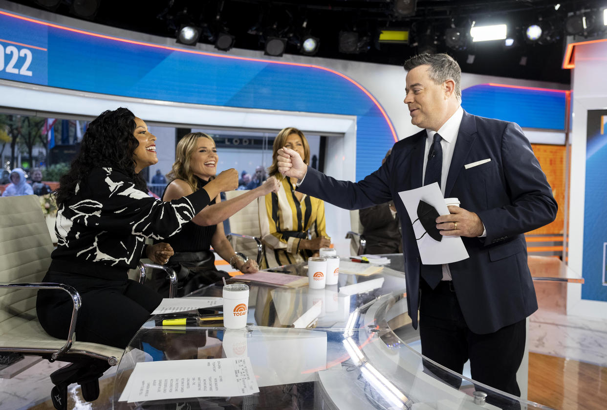 Carson Daly on the set of TODAY show. (Nathan Congleton / TODAY)