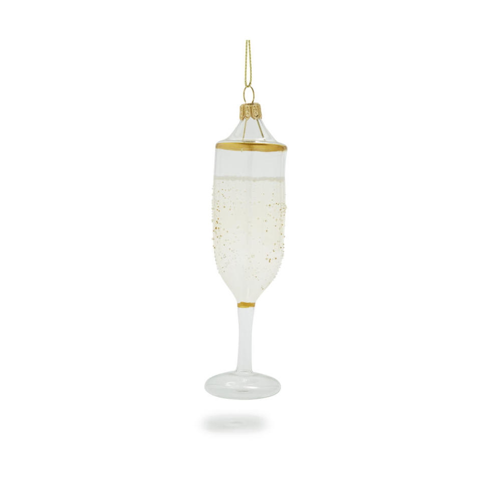 Champagne Glass Ornament