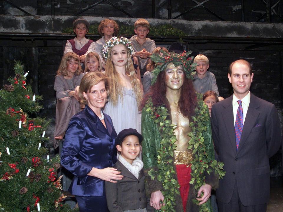 <p>Prince Edward and his wife, Sophie Countess of Wessex, attend a ballet adaptation of A Christmas Carol.</p>