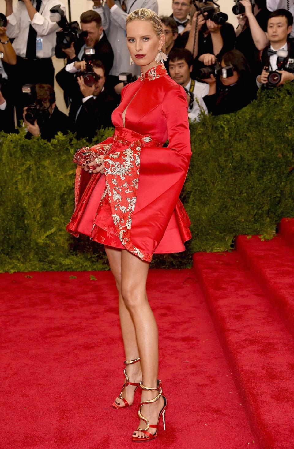 Karolina Kurkova at the 2015 Met Gala.