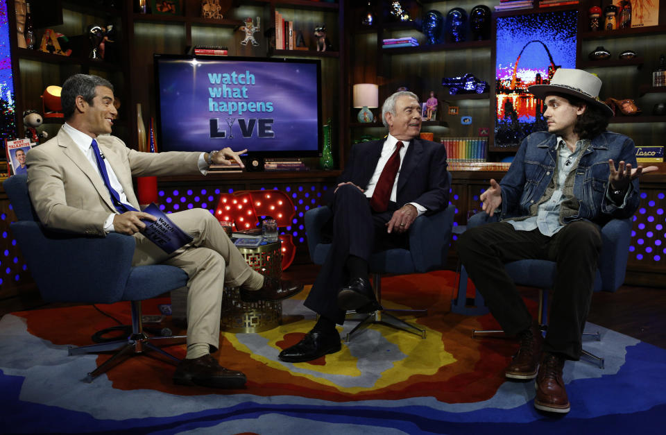 Andy Cohen, Dan Rather, John Mayer on Watch What Happens Live