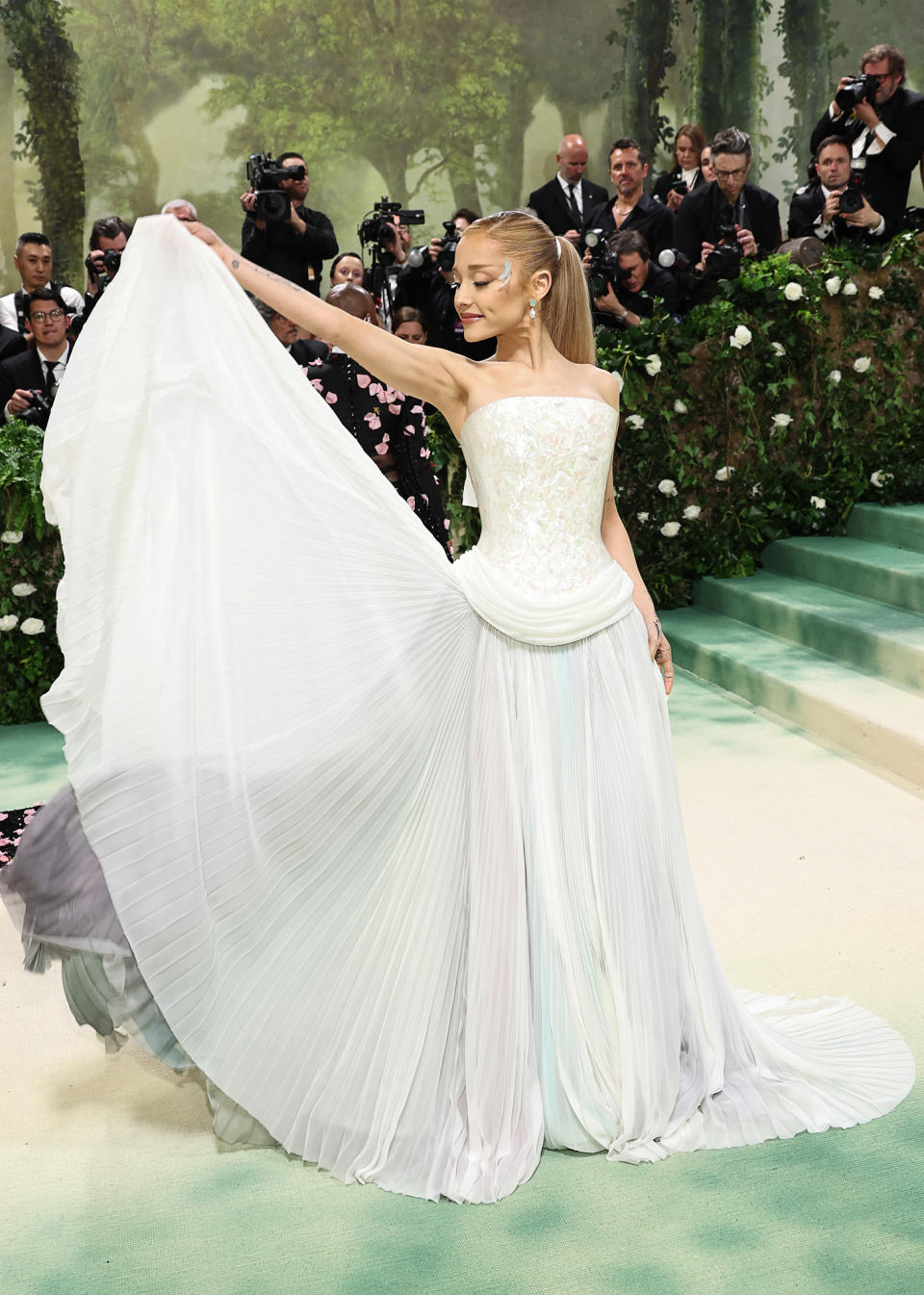 Cynthia Erivo and Ariana Grande attend The 2024 Met Gala