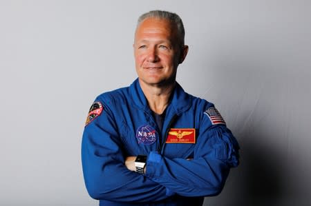 NASA commercial crew astronaut Douglas Hurley poses for a portrait at Johnson Space Center in Houston, Texas