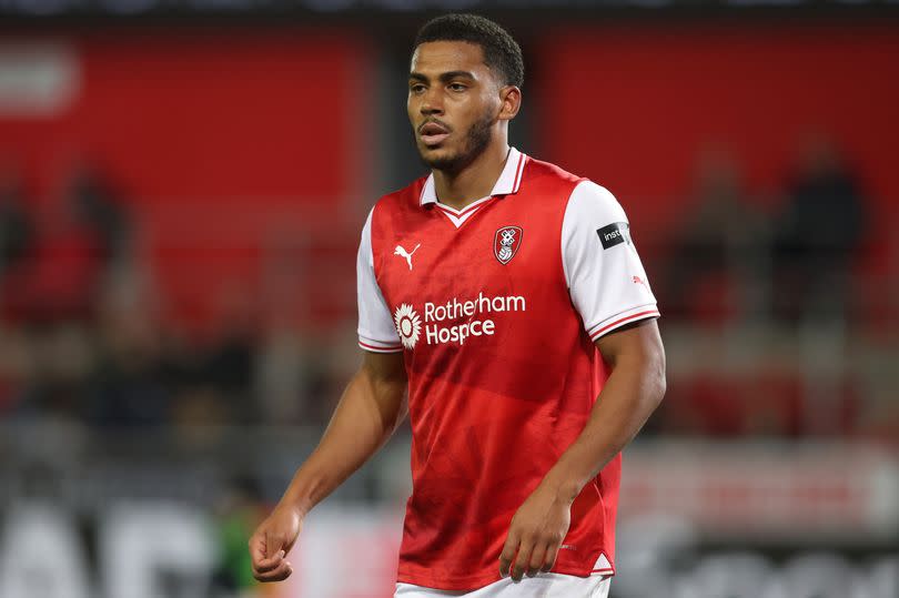 Cardiff City's Andy Rinomhota while on loan at Rotherham United -Credit:Getty Images