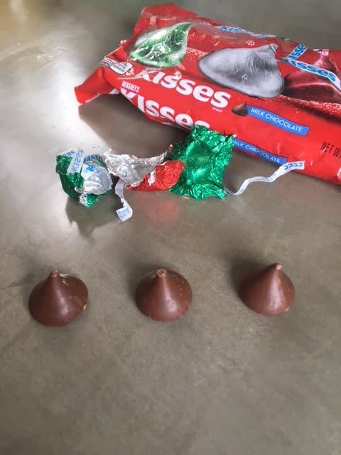 What happened to the point on the top of the Hershey Kiss?