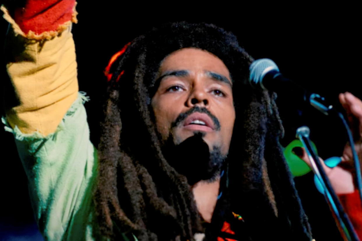 Kingsley Ben-Adir joue le roi du reggae, dans Bob Marley : One Love.  - Credit:Paramount