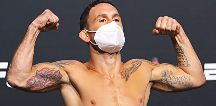 Frankie Edgar UFC on ESPN 15 bantamweight weigh-in