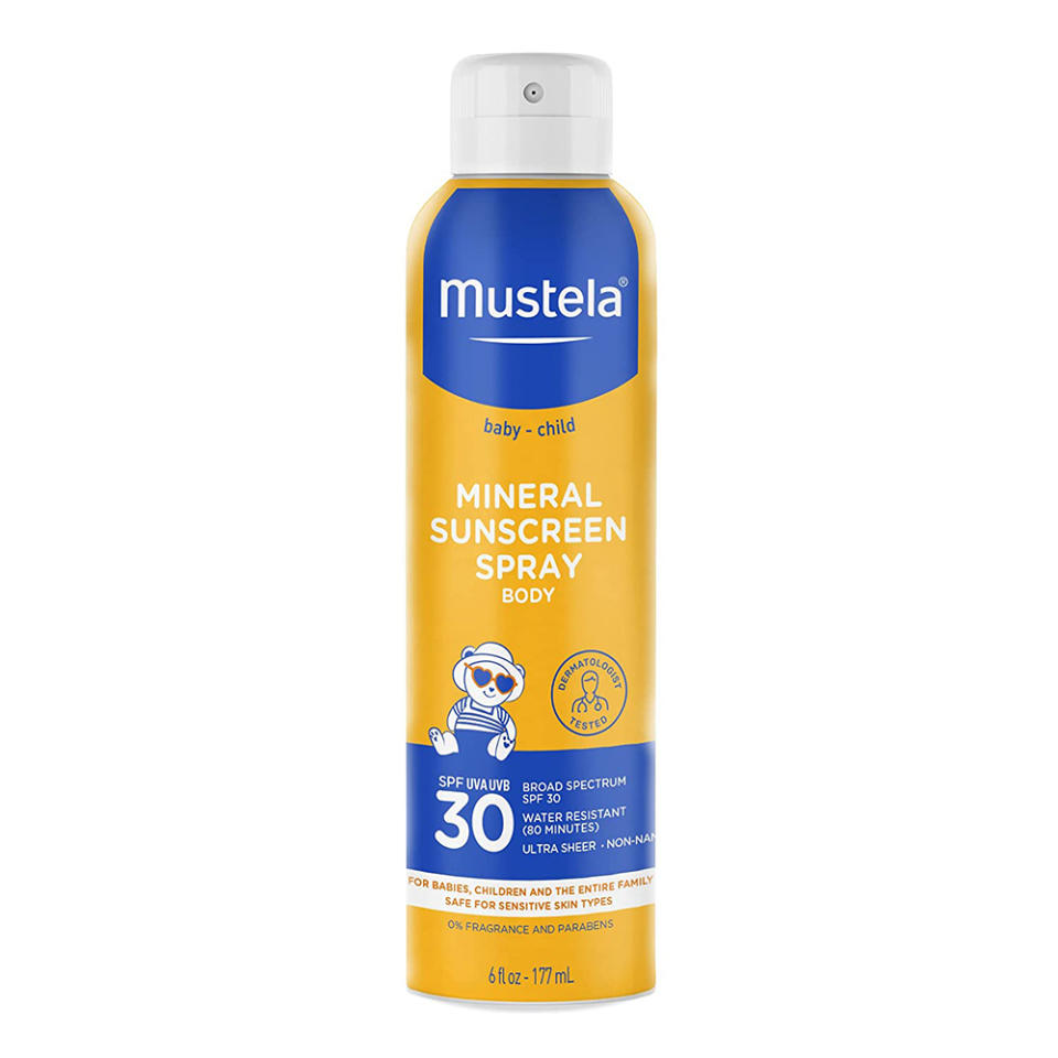 Mustela sunscreen spray