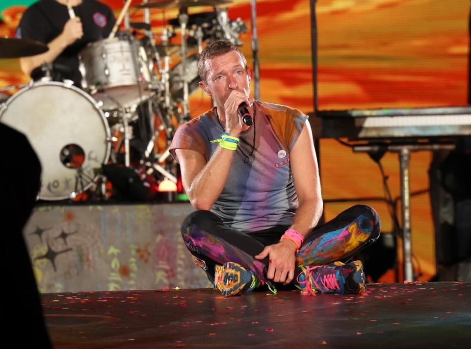 Chris Martin, Coldplay, 2023