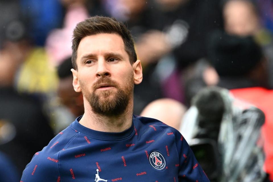 Messi, 34, has not been at his best since joining PSG (AFP via Getty Images)