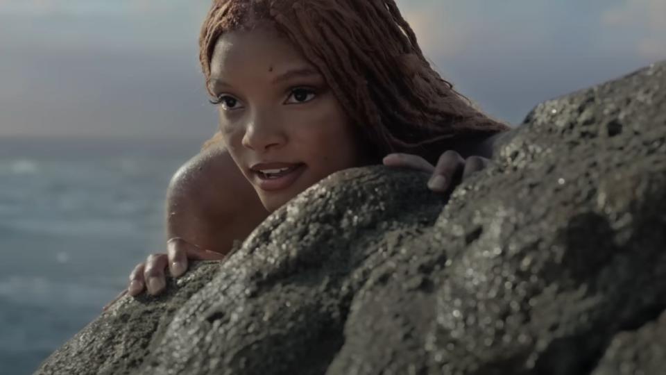 Halle Bailey in The Little Mermaid.