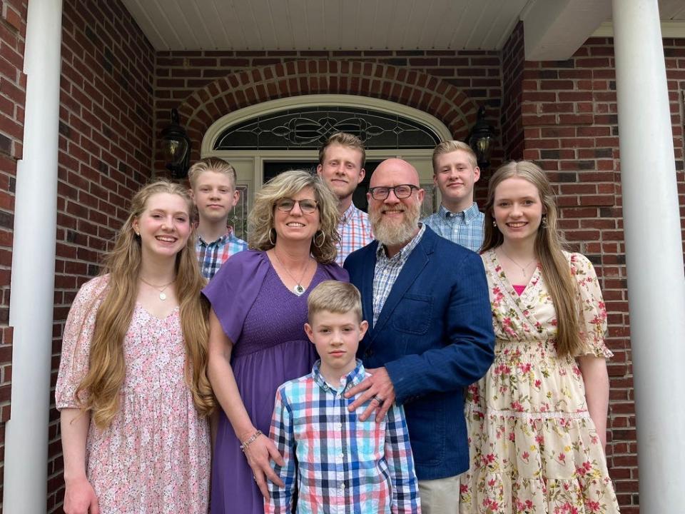 Rev. Craig Johnson's family has followed him to East Tennessee.