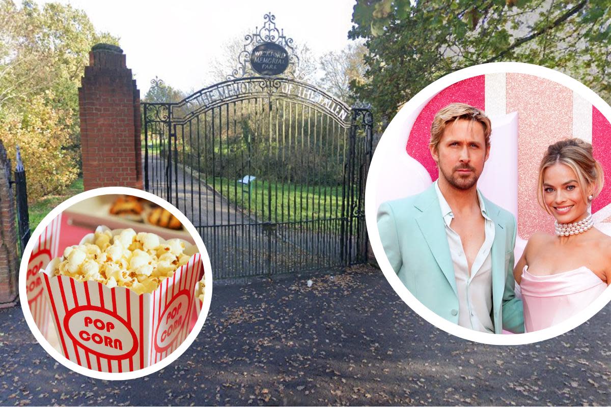 Pop-up Barbie outdoor cinema coming to south Essex park tomorrow <i>(Image: Google / PA / Pixabay)</i>