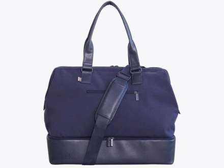 I refuse to travel without my chic and roomy Béis Weekender Bag