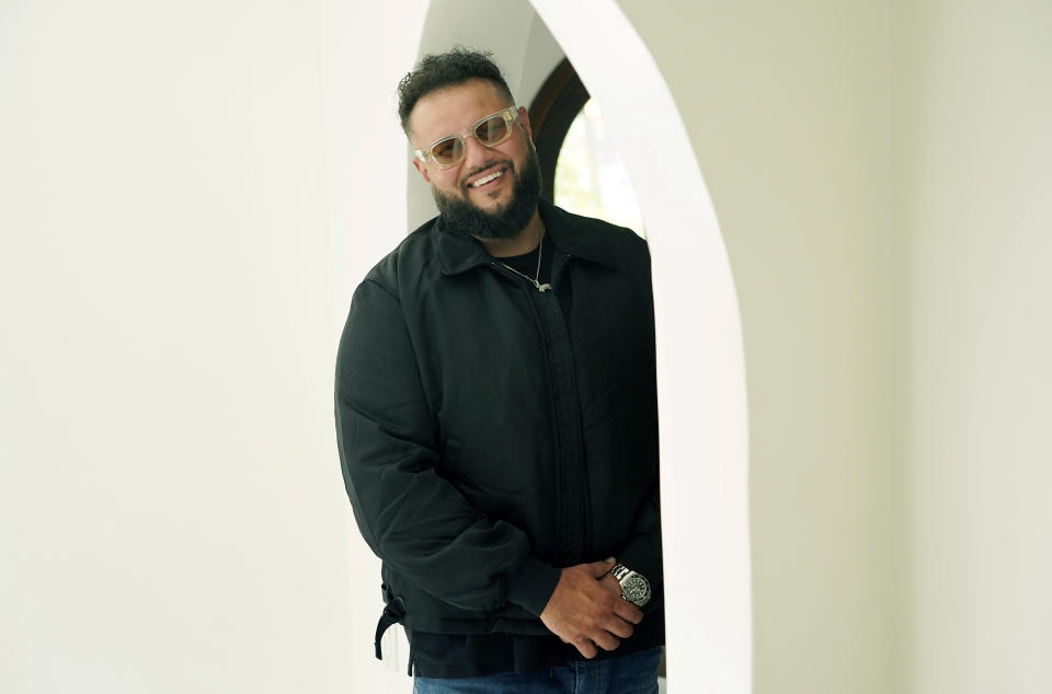 Comedian Mohammed Amer poses for a portrait, Wednesday, Aug. 31, 2022, in Los Angeles to promote his Netflix series "Mo." (AP Photo/Chris Pizzello)