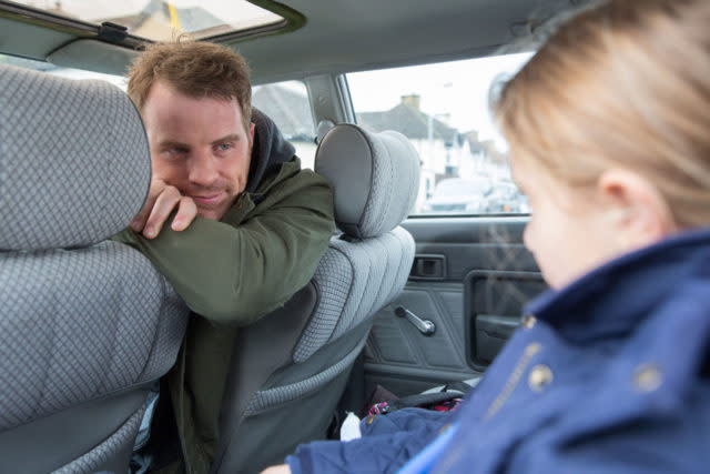 Sean Slater picking up Amy