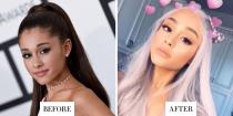 <p><strong>When:</strong> 8 October</p><p><strong>Style change: </strong>Grande experimented by dying her Rapunzel-length brunette hair a lilac grey shade which she debuted on her <a rel="nofollow noopener" href="https://www.instagram.com/p/BZ9U-8GHYaZ/?taken-by=arianagrande" target="_blank" data-ylk="slk:Instagram account;elm:context_link;itc:0;sec:content-canvas" class="link ">Instagram account</a> over the weekend. </p>