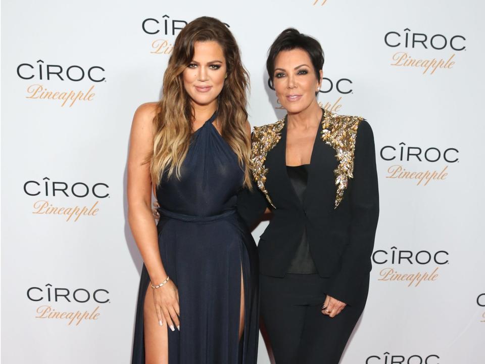 khloe kardashian kris jenner