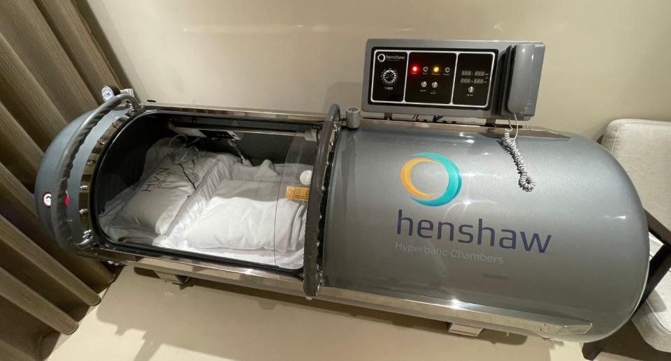 Oxygen chamber. (Yahoo Life UK)