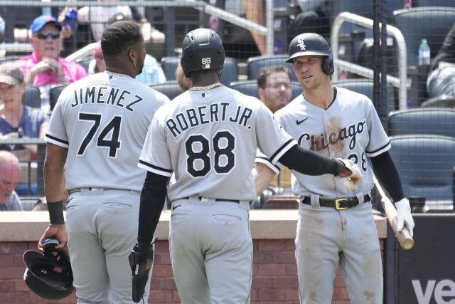 Eloy Jimenez Autographed Black Alternate Jersey