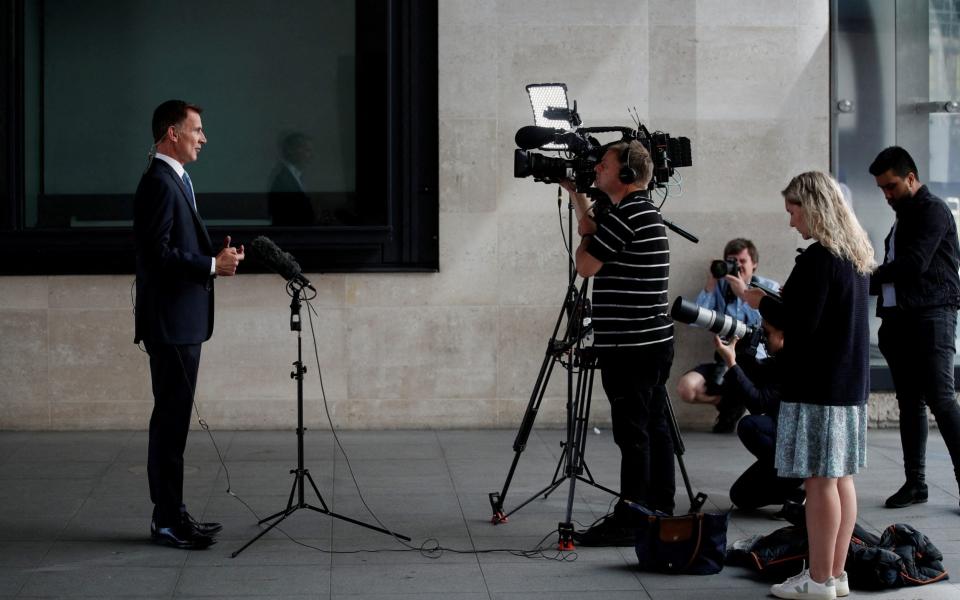 Jeremy Hunt, the former Cabinet minister, is pictured in London on July 10  - Peter Nicholls/Reuters