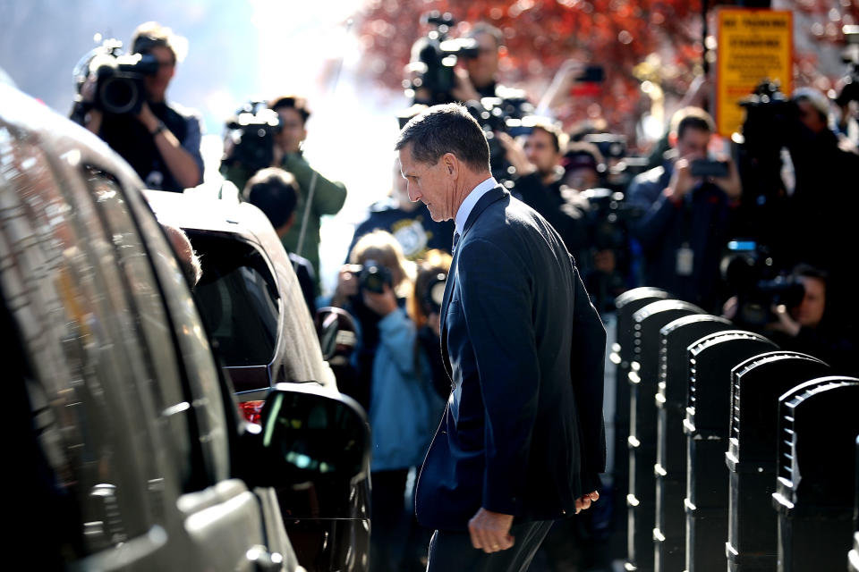 Former top Trump aide Michael Flynn has pleaded guilty to lying to the FBI about his Russian contacts. (Photo: Chip Somodevilla/Getty Images)