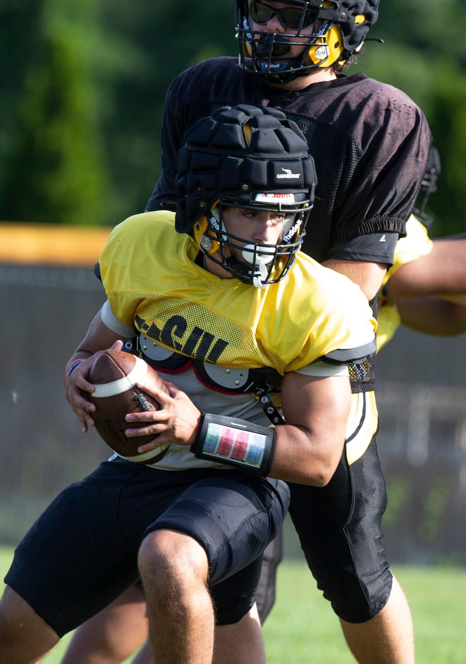 Senior Luca Minardo. St. John Vianney football practice. 
Holmdel, NJ
Tuesday, August 22, 2023