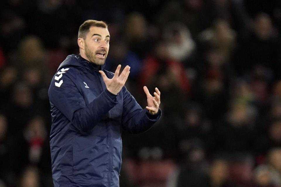 Southampton manager Ruben Selles has already taken points off Chelsea and Manchester United (Andrew Matthews/PA) (PA Wire)