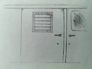 A sketch of the white van believed to be connected to Morgan Violi’s kidnapping. (Courtesy: RCSO)