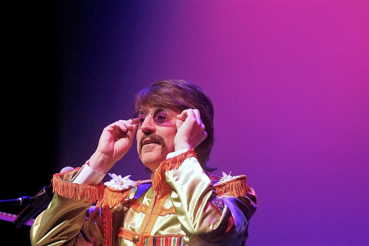 Jim Owen is John Lennon in the Classical Mystery Tour, a Beatles tribute with an orchestra - this weekend, the Abilene Philharmonic.