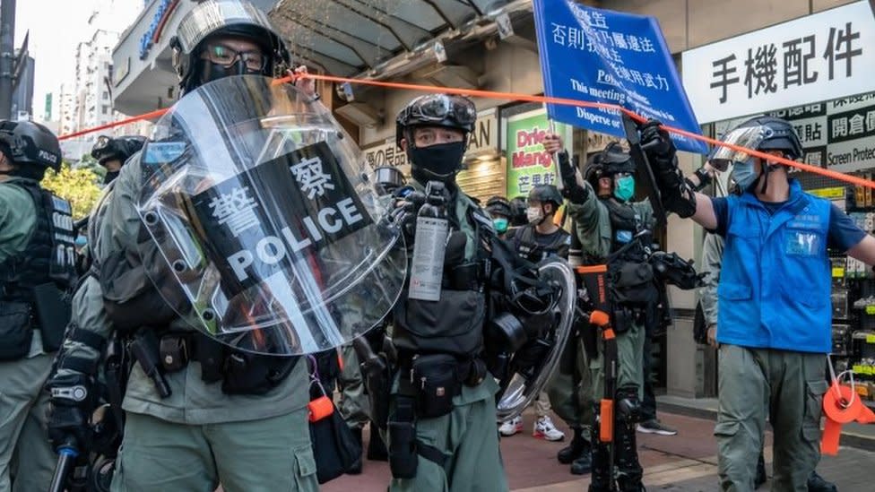 protestas en Hong Kong