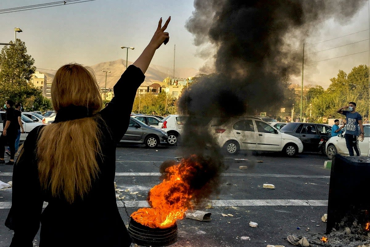 Anti-government protests in Iran  (AP)