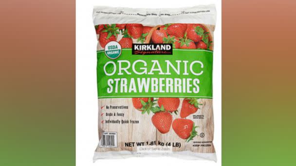 PHOTO: The FDA has announced a recall on certain brands of organic frozen strawberries. (FDA)