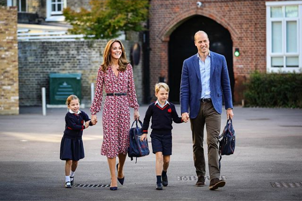 Princess charlotte first day of school