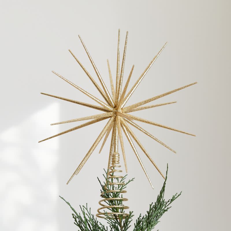 <p><a href="https://go.redirectingat.com?id=74968X1596630&url=https%3A%2F%2Fwww.crateandbarrel.com%2Fglitter-gold-3d-star-tree-topper%2Fs679896&sref=https%3A%2F%2Fwww.housebeautiful.com%2Fshopping%2Fhome-accessories%2Fg41902567%2Fmid-century-modern-christmas-decor%2F" rel="nofollow noopener" target="_blank" data-ylk="slk:Shop Now;elm:context_link;itc:0;sec:content-canvas" class="link rapid-noclick-resp">Shop Now</a></p><p>Glitter Gold 3D Star Tree Topper</p><p>crateandbarrel.com</p><p>$24.95</p><span class="copyright">Crate & Barrel</span>