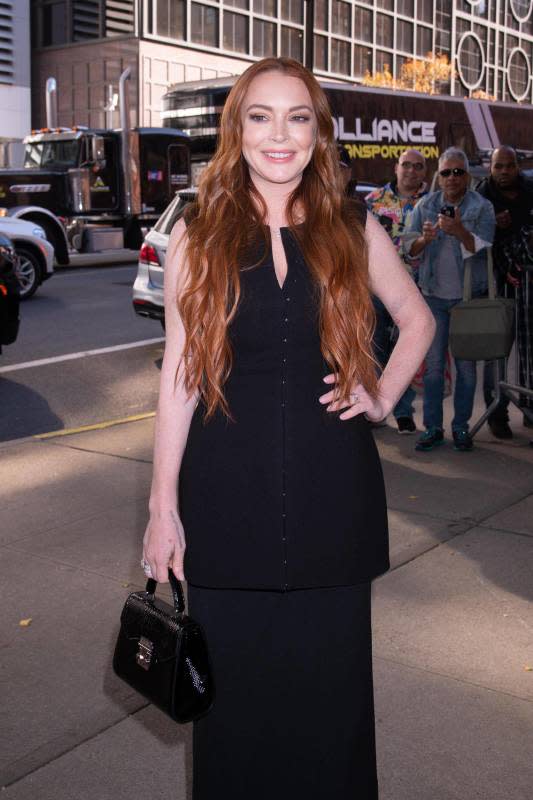 <p>IMAGO / Cover-Images</p><p>From teenage drama queen to new mama! <em>Mean Girls </em>star <strong>Lindsey Lohan</strong> <a href="https://parade.com/news/lindsay-lohan-husband-bader-shammas-welcome-first-child-together" rel="nofollow noopener" target="_blank" data-ylk="slk:welcomed her first child;elm:context_link;itc:0;sec:content-canvas" class="link rapid-noclick-resp">welcomed her first child</a> with husband <strong>Bader Shammas</strong> in July. Son Luai, whose name means “shield or protector” in Arabic, was born in Dubai. Lohan secretly married Shammas in April 2022 and revealed her pregnancy less than a year later in March 2023.</p>