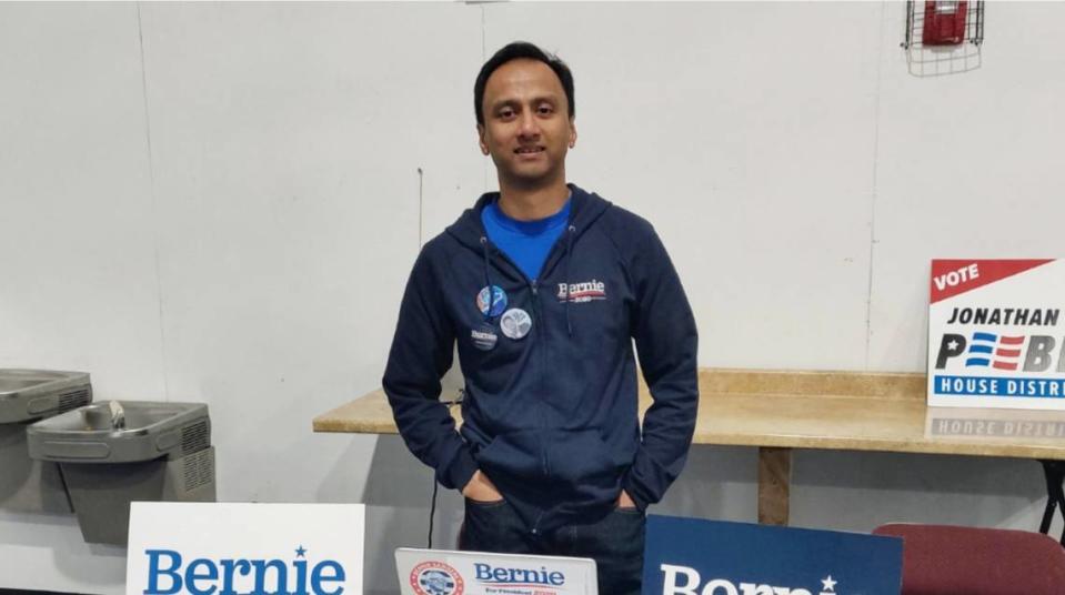 Charlotte area DNC delegate Nazim Uddin, a Muslim man born in Bangladesh, says he preferred Bernie Sanders’ progressive agenda but will back Joe Biden.